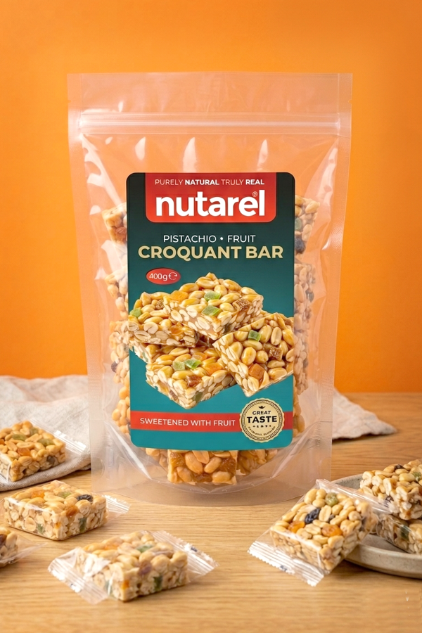 Fıstıklı Mevveli Krokan Bar 400 gr.