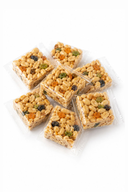 Fıstıklı Meyveli Krokan Bar 400 gr. Fıstıklı Meyveli Krokan Bar 400 gr.
