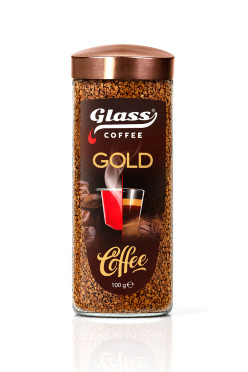 Glass Coffee Gold Kavanoz 100 gr.